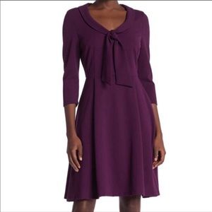 Alexia Admor | purple fit and flare dress